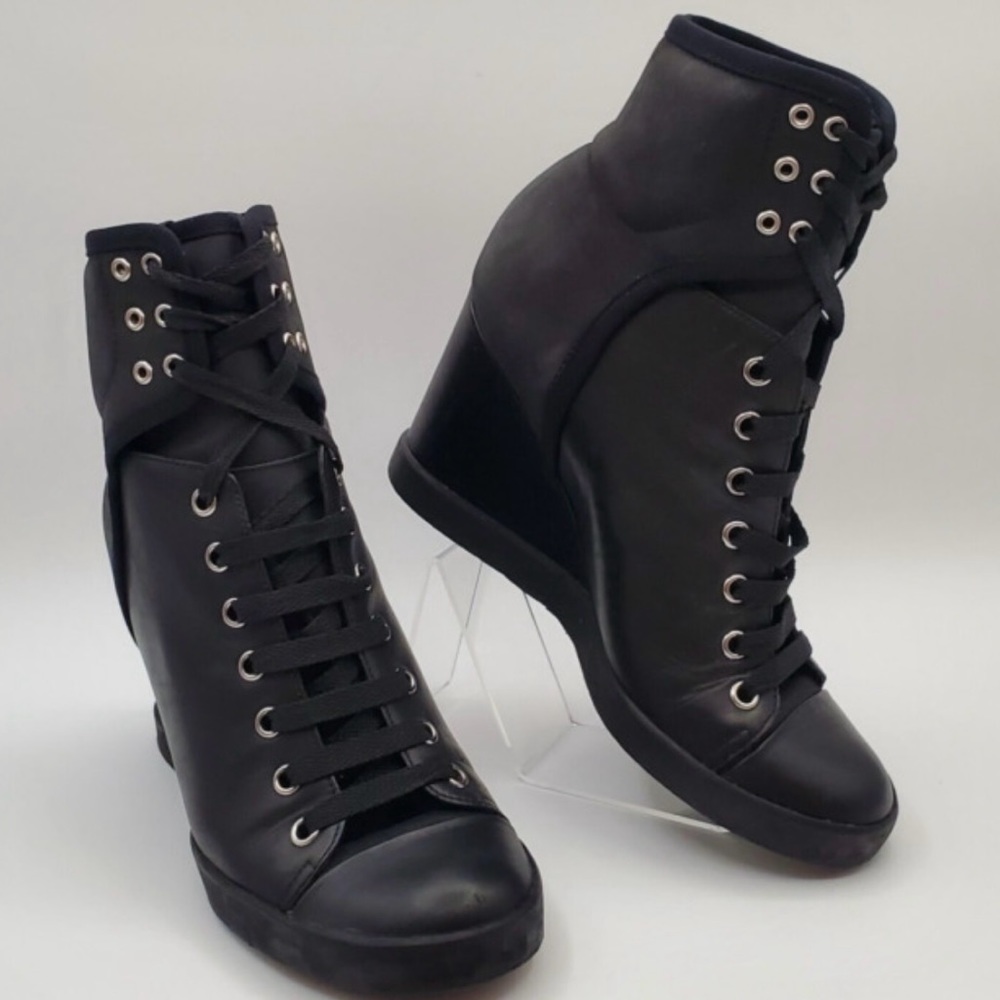 Black Sneaker wedges, See by Chloe
